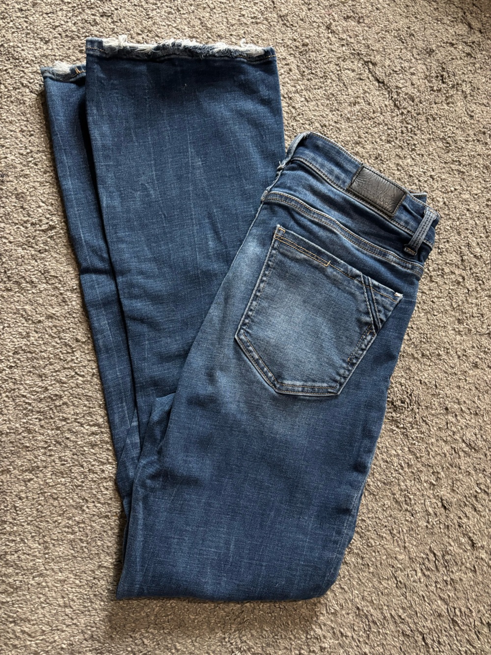 Buckle Black Women's Boot Cut Dark Blue Jeans
